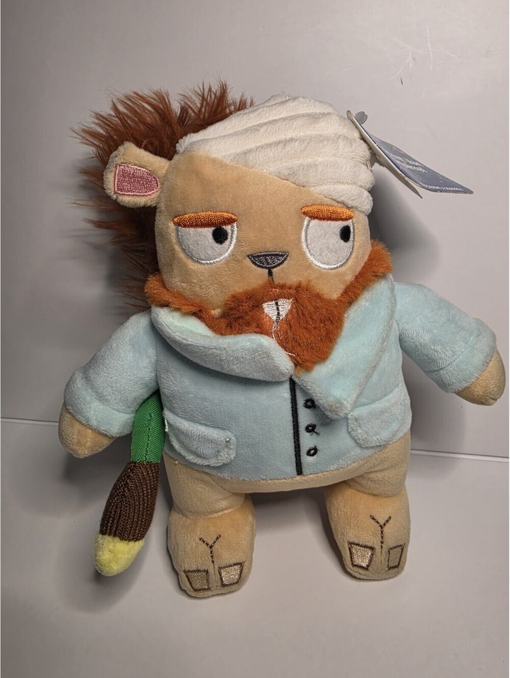 Bark Vincent Van Squirrel Dog Toy Bark 9"